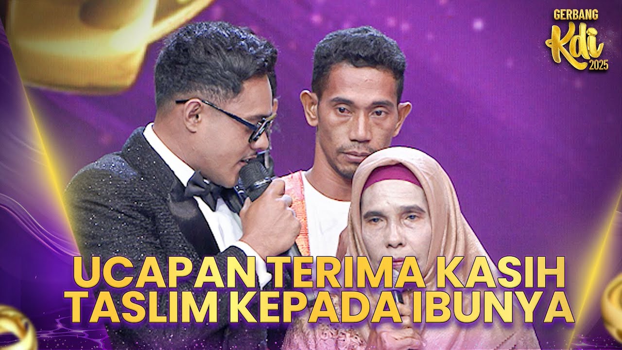 Taslim Ucapkan Terima Kasih Kepada Ibunya Yang Sudah Mendukung | FINAL GERBANG 3 | KDI 2025
