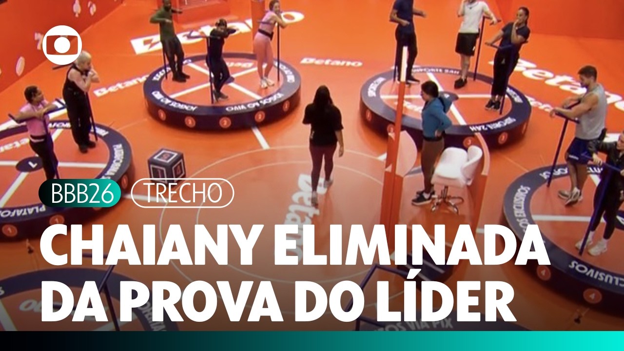 Chaiany &eacute; a primeira ELIMINADA da Prova do L&iacute;der! | BBB 26 | TV Globo