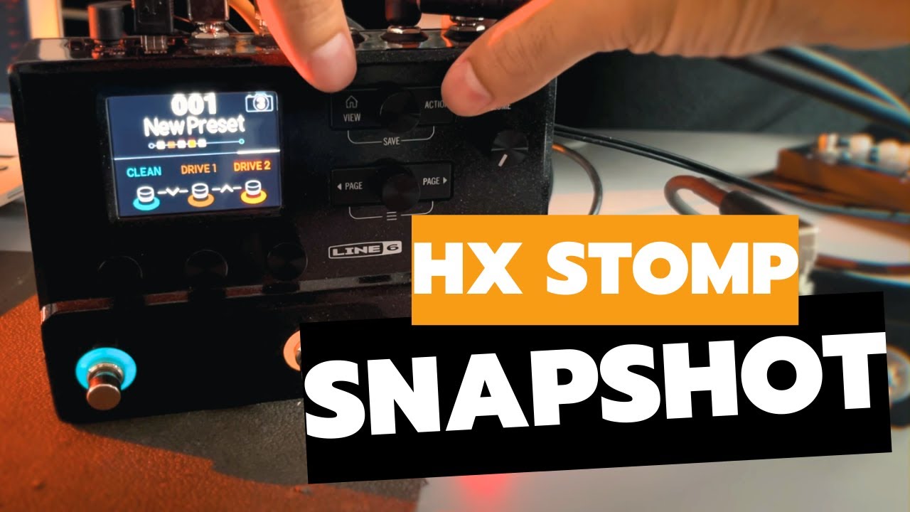 Snapshot HX STOMP | Dicas