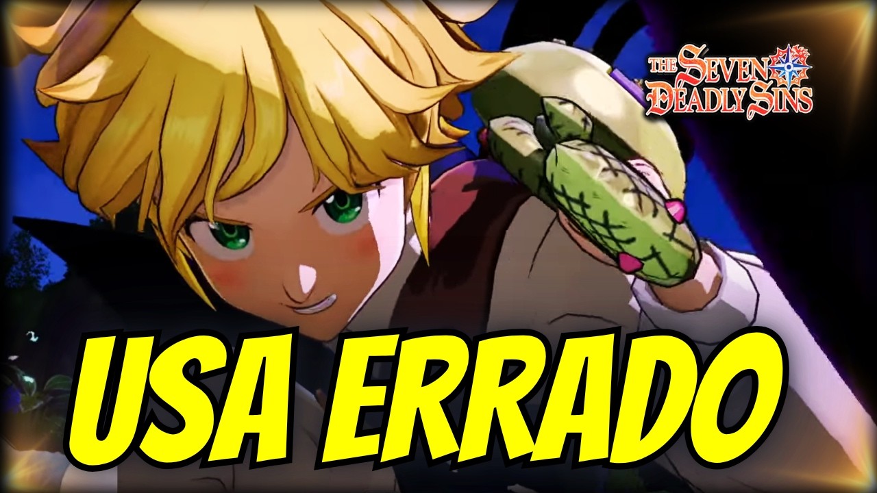 😱 MELIODAS HORR&Iacute;VEL? APRENDA O COMBO CERTO E FIQUE INSANO! | The Seven Deadly Sins: Origin
