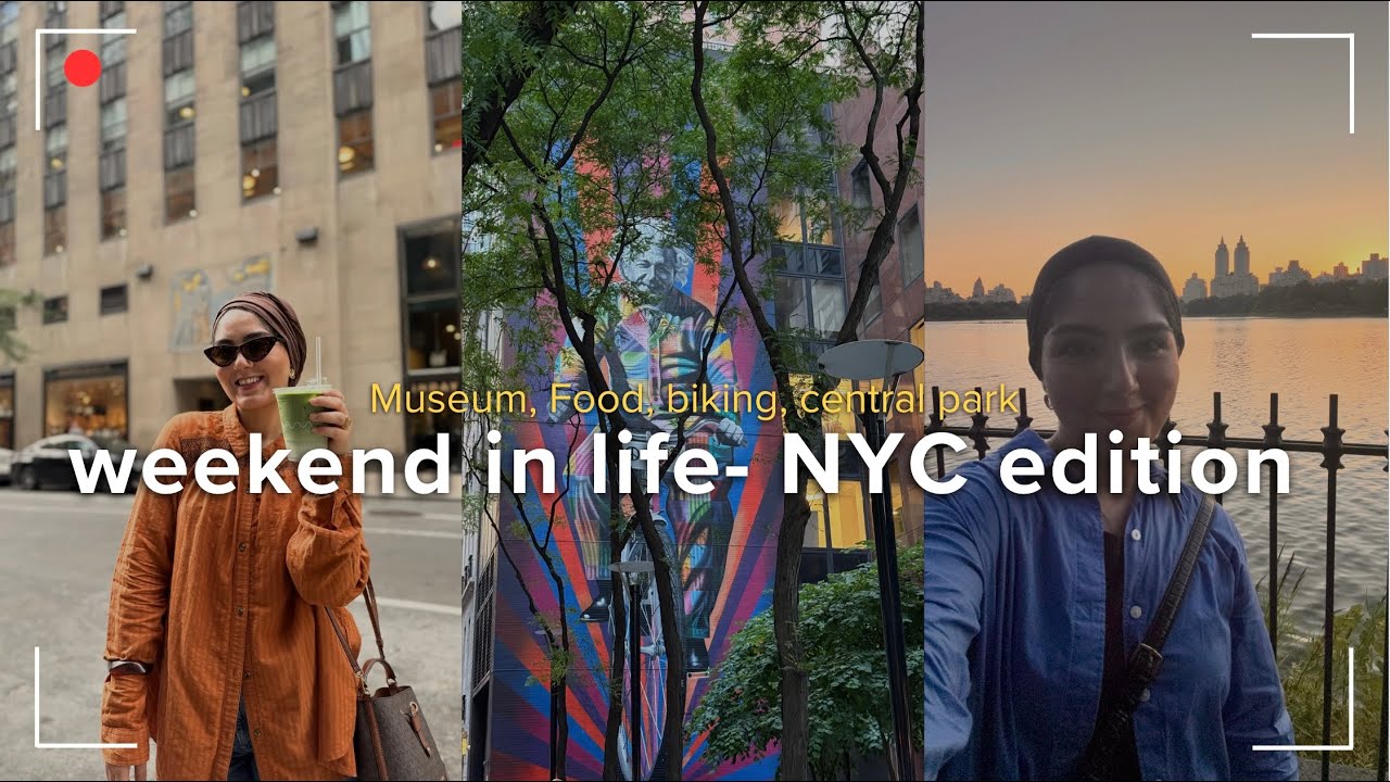 A Summer Weekend in NYC | the best Museum, Food Deals & Biking Through Central Park