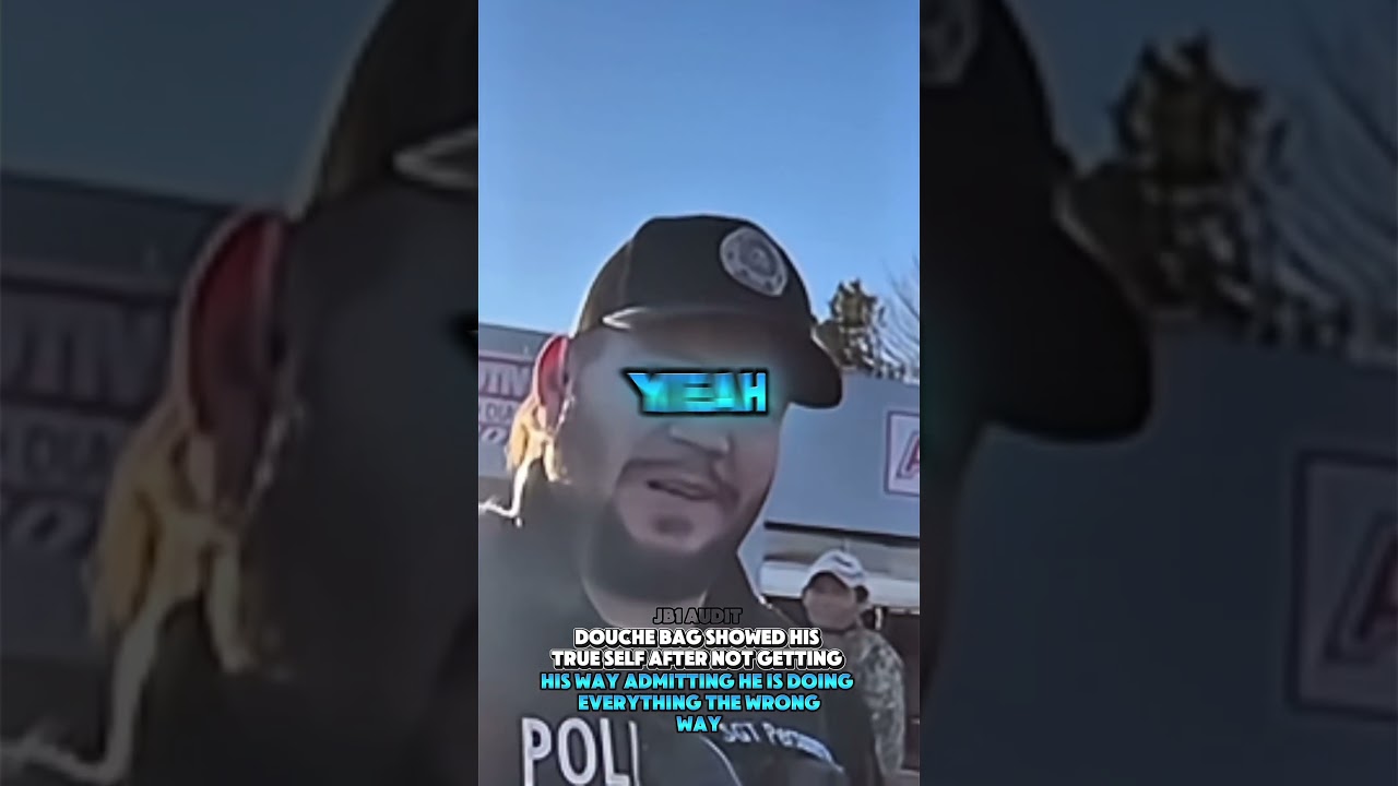 Unauthorized access got spread sticking up for douche admitting he can #shorts #policeofficers #cops