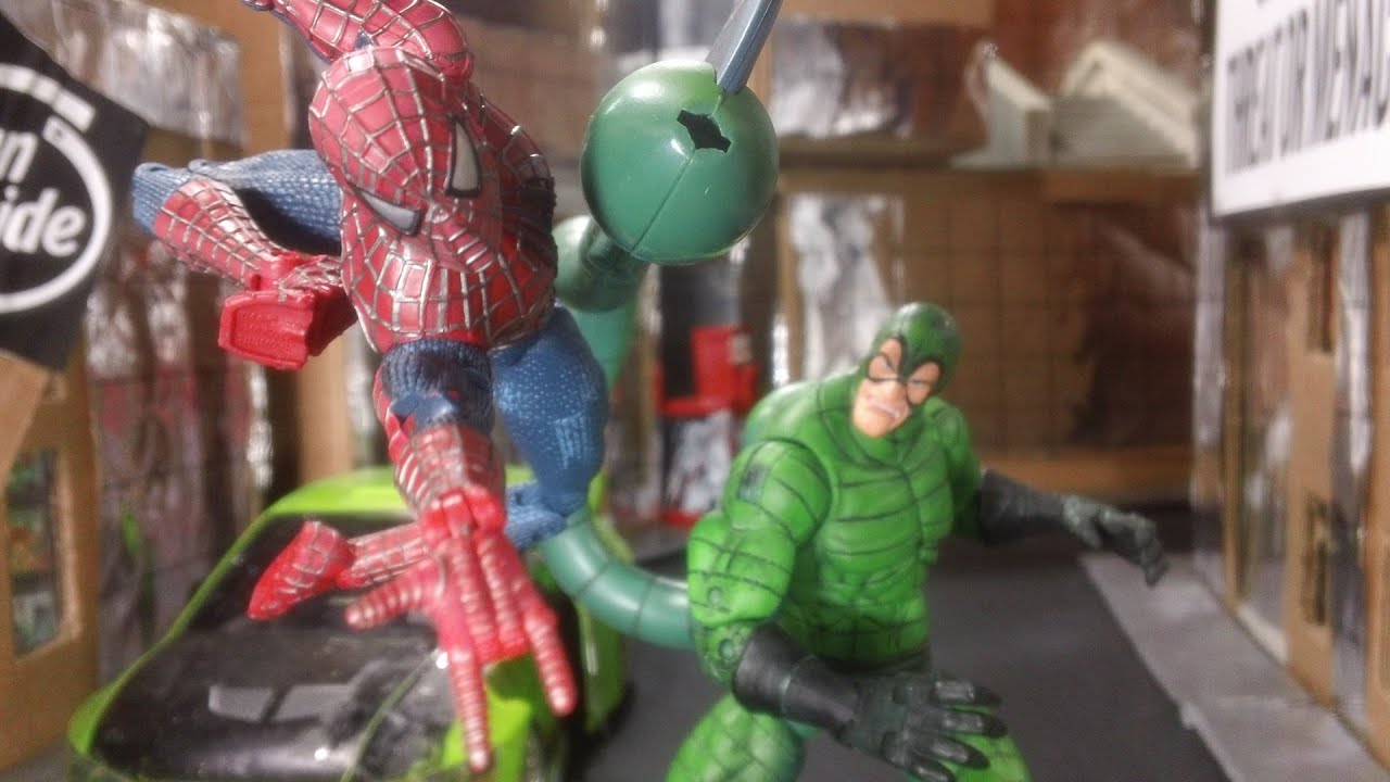 Spider-Man Vs  Scorpion Stop Motion by GatoPerro