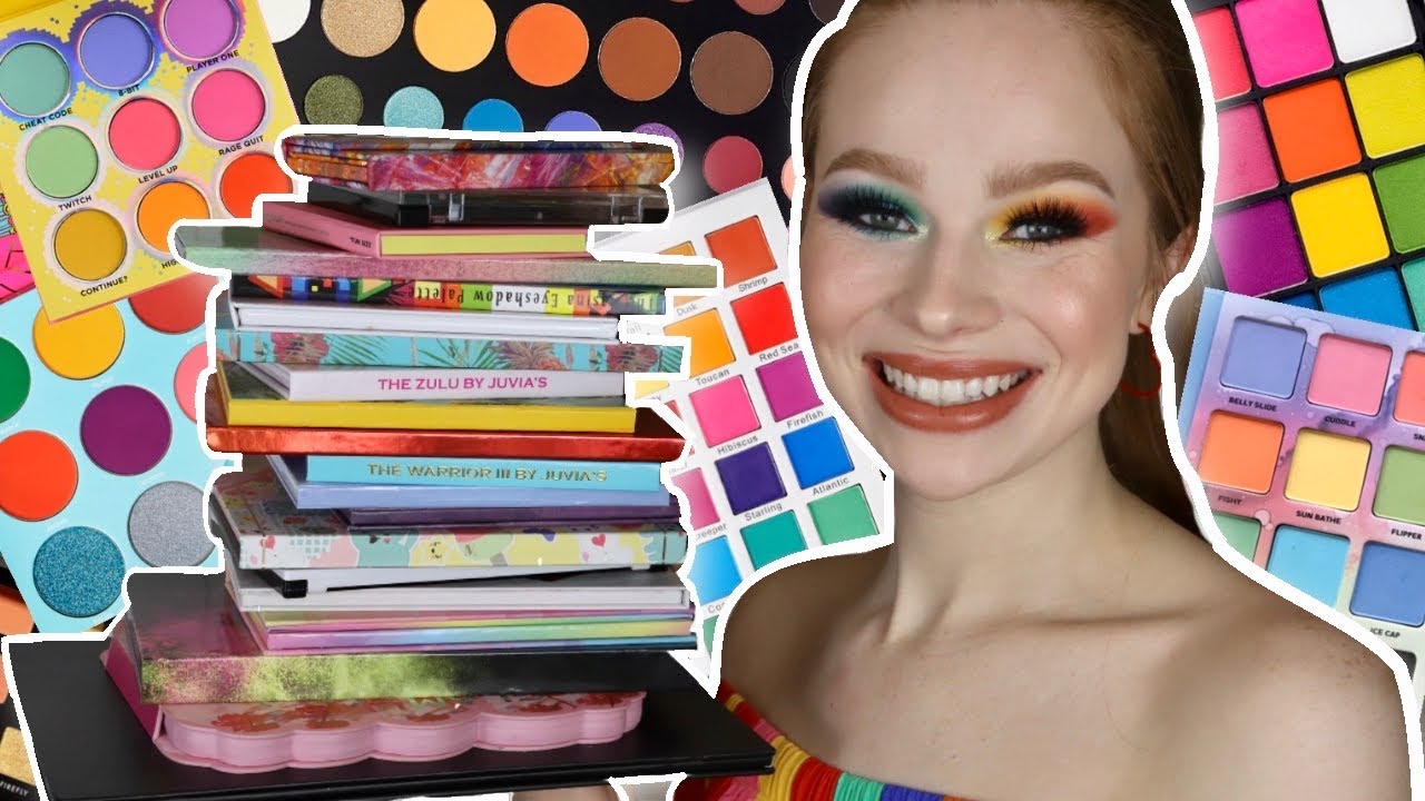 Ranking All My Rainbow Eyeshadow Palettes
