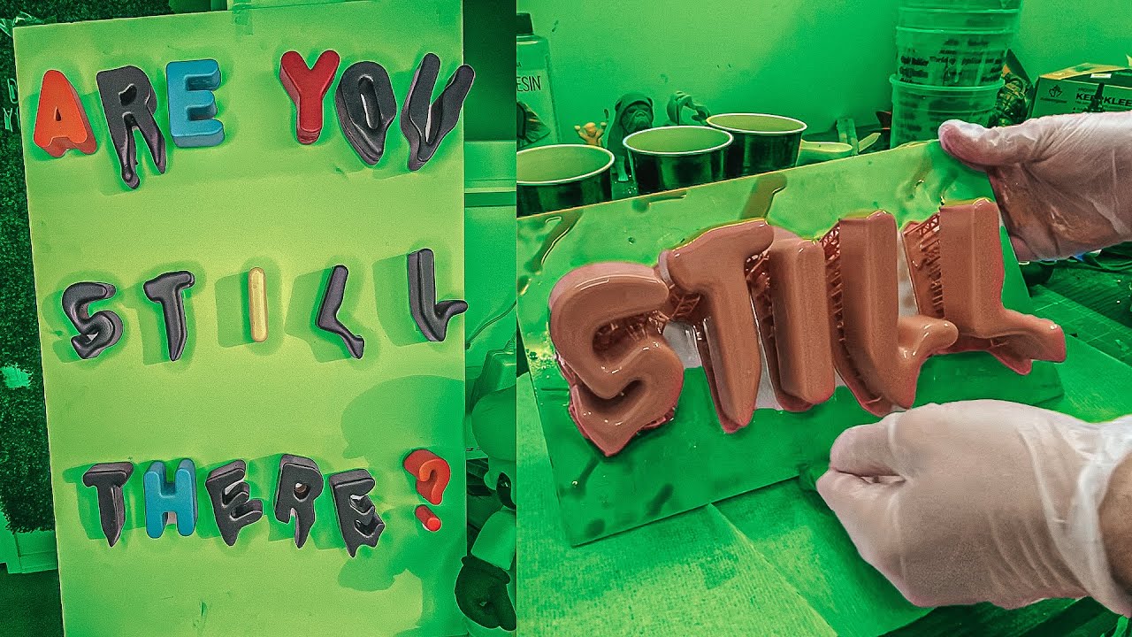 Making GIANT Fridge Magnets out of RESIN!