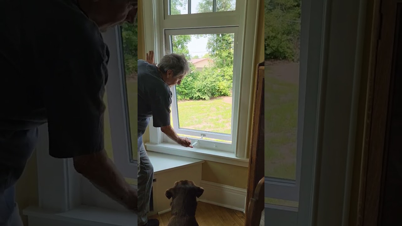 H Window: Demonstrates how easy it is to open their windows - using less than 6 lbs PSI