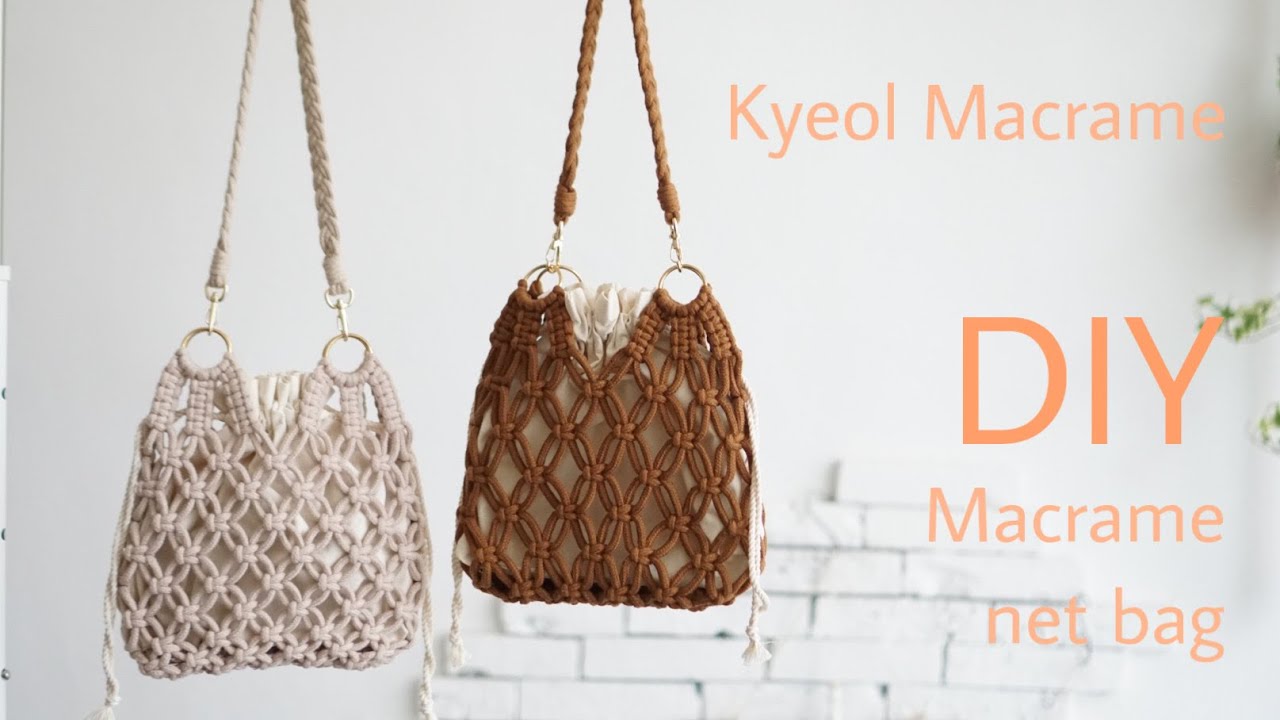 [kyeol macrame] 결 마크라메 X 잡스인천 DIY 네트백 가방 만들기 netbag