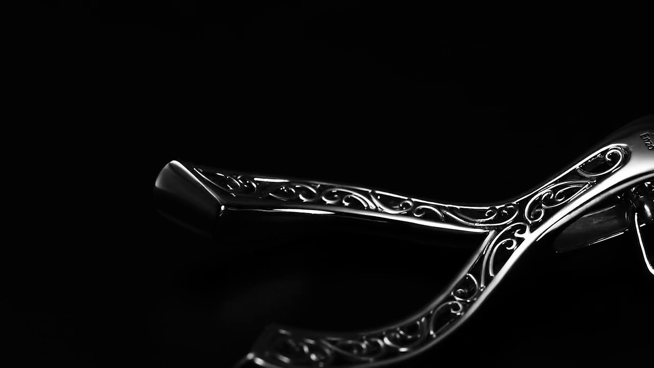 Wishbone Pendant Men Platinum necklace Enzo 3PS117