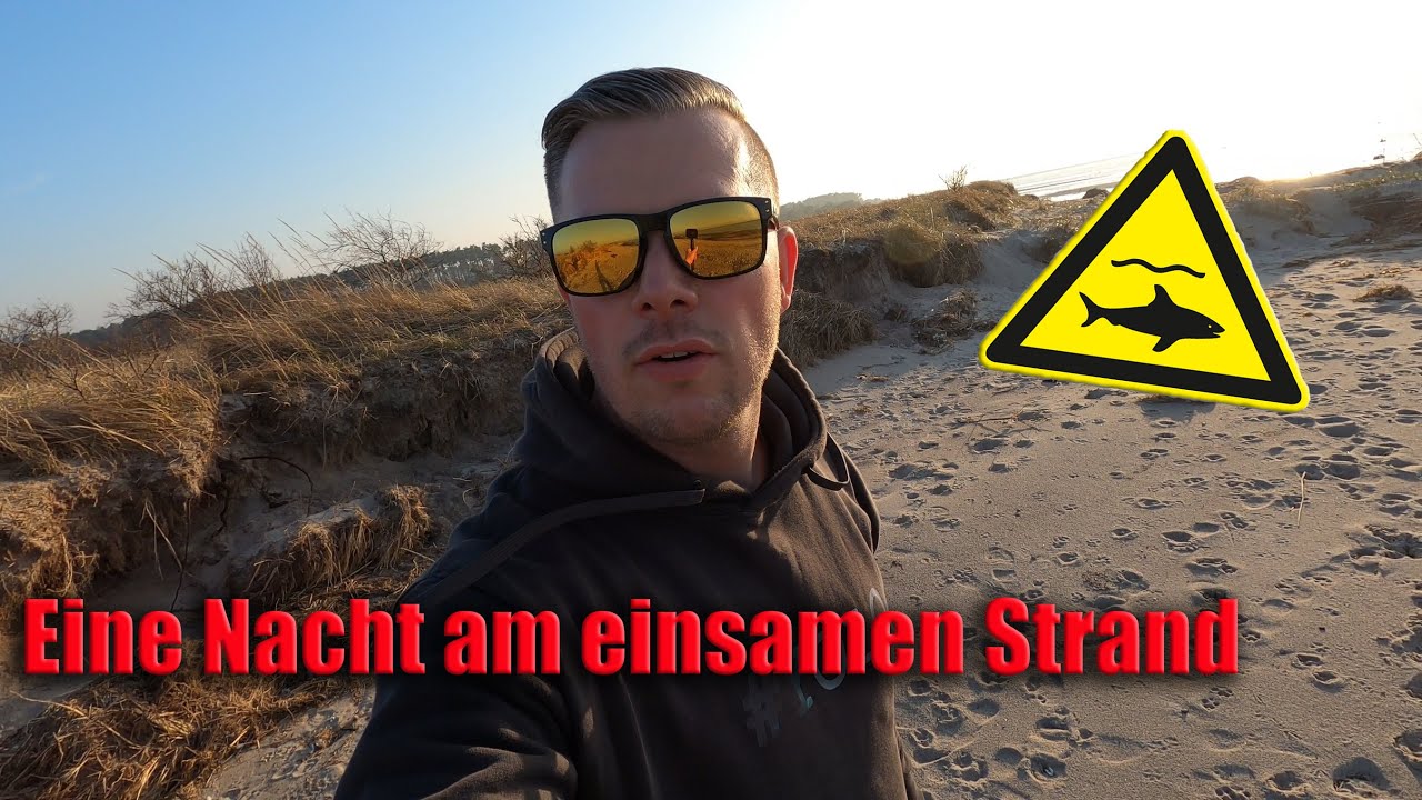 Eine Nacht am einsamen Strand mit Zelt  - Survival - Outdoor - Microabenteuer -