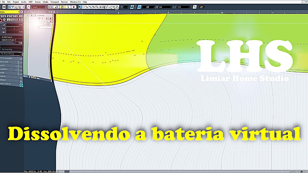 A forma mais objetiva de dissolvição da bateria virtual - Cubase 5