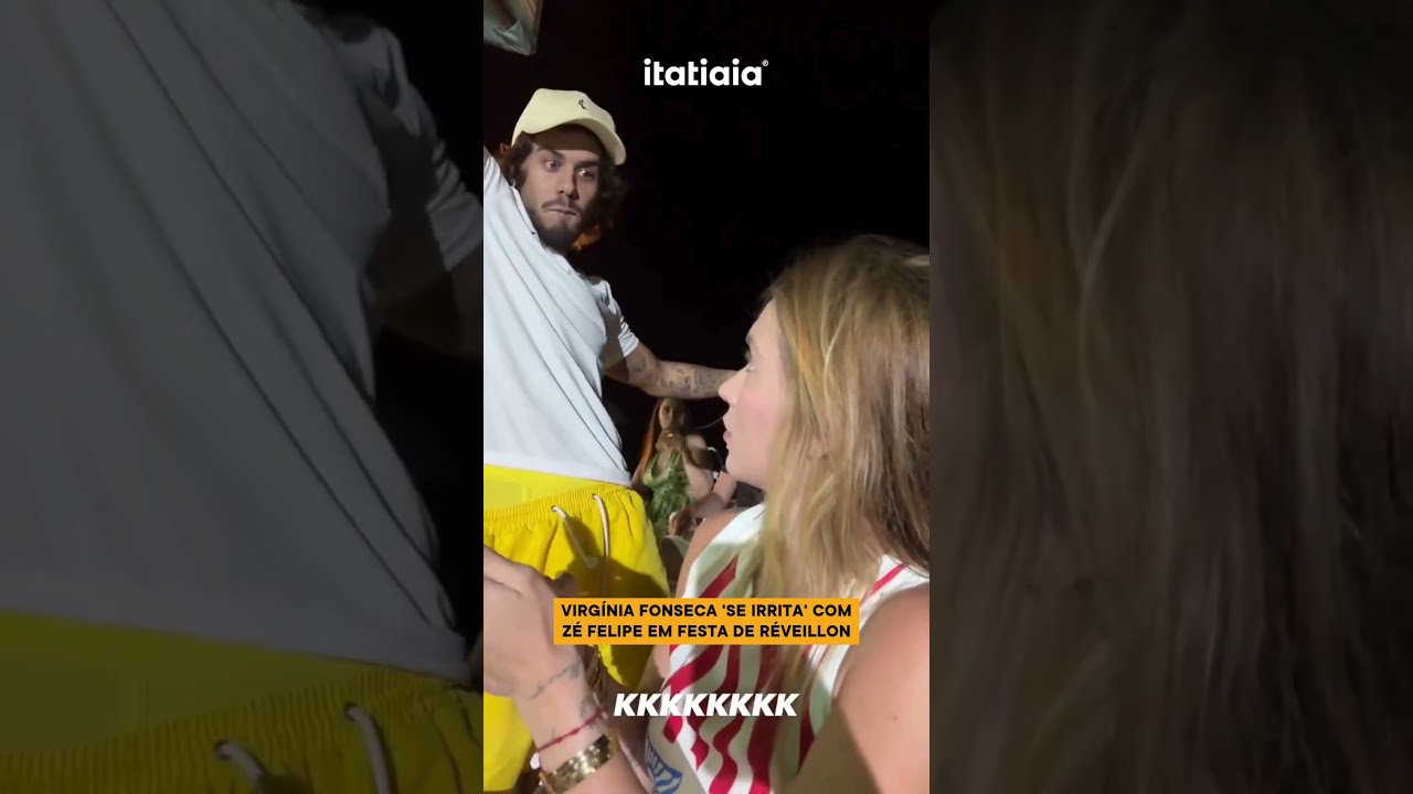 VIRG&Iacute;NIA FONSECA 'SE IRRITA' COM Z&Eacute; FELIPE EM FESTA DE R&Eacute;VEILLON