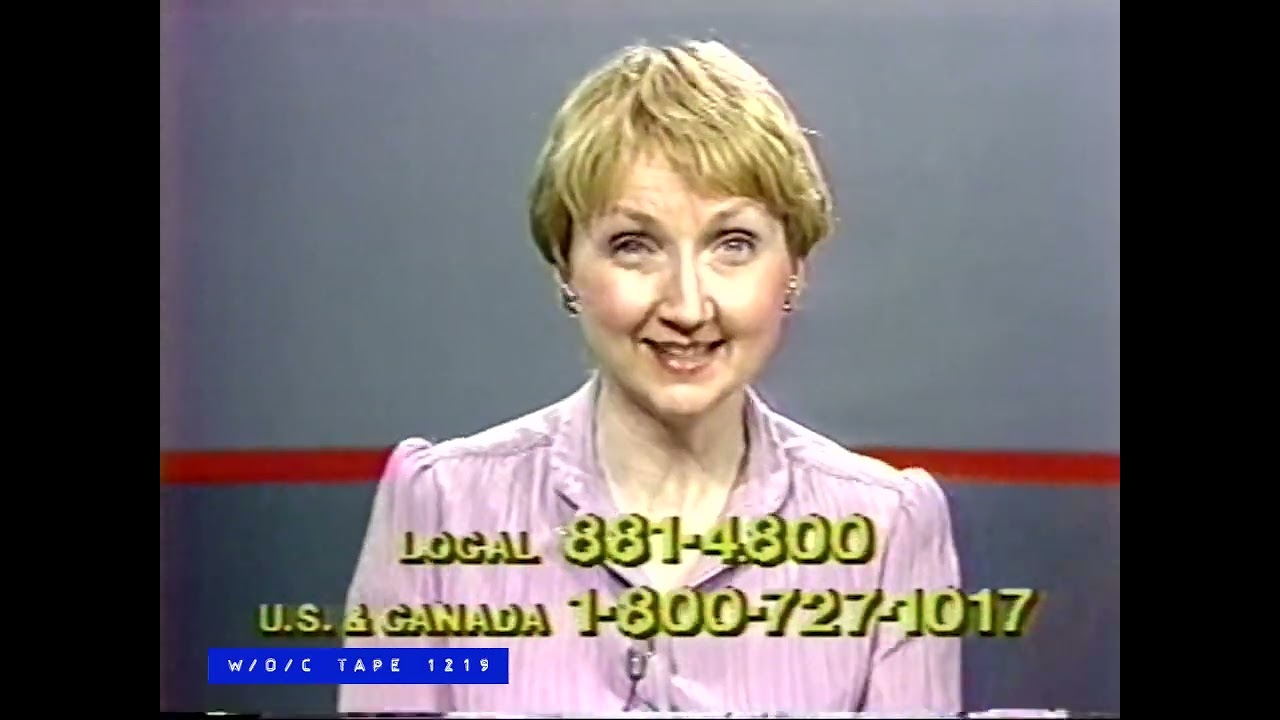 WOC Tape 1219 WNED Pledge Drives Compilation - 1986