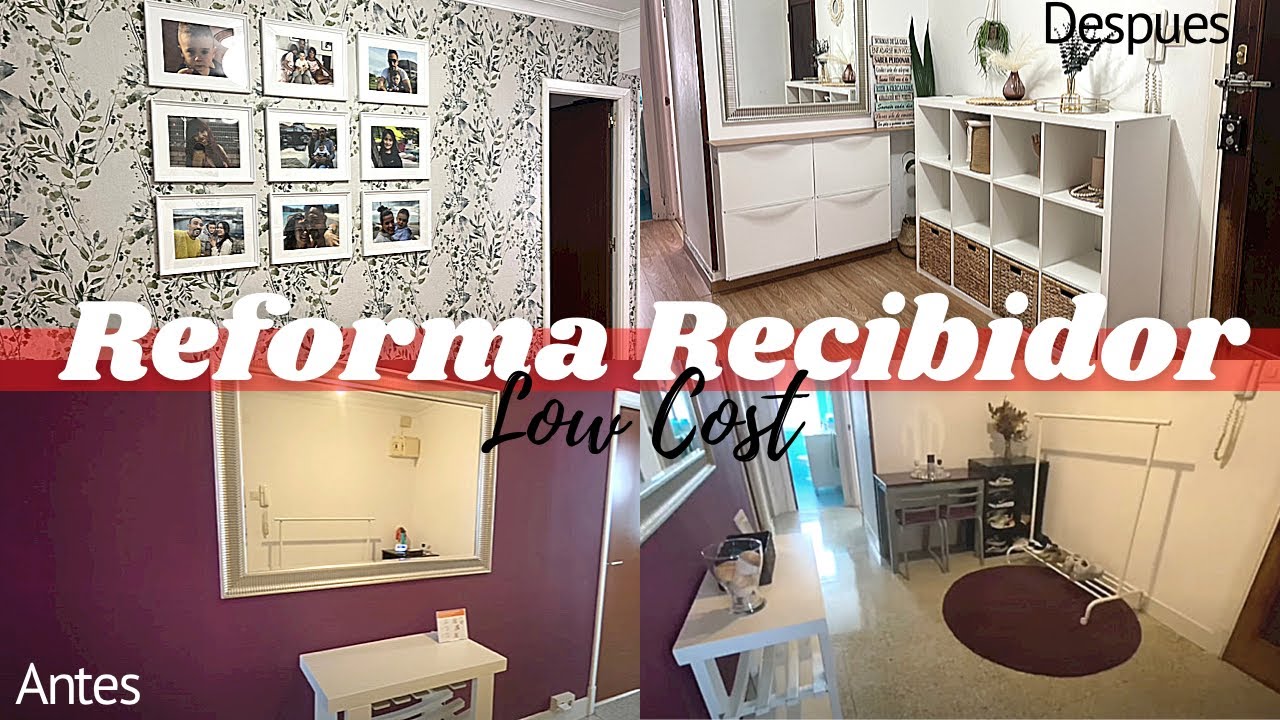 ⚠️REFORMA Recibidor Antiguo SIN OBRA⚠️ Trasformacion Low Cost