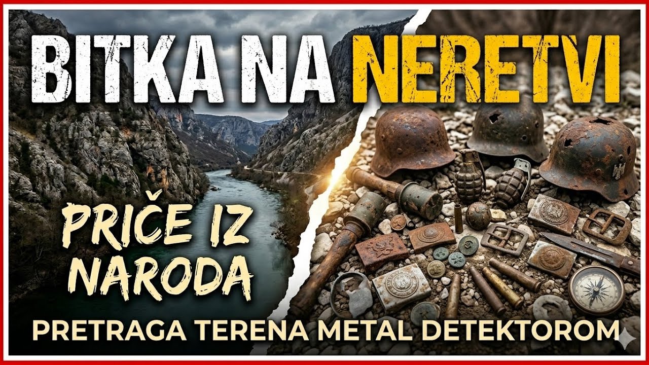 BITKA NA NERETVI - Priče iz Naroda - Pretraga terena detektorom za metal