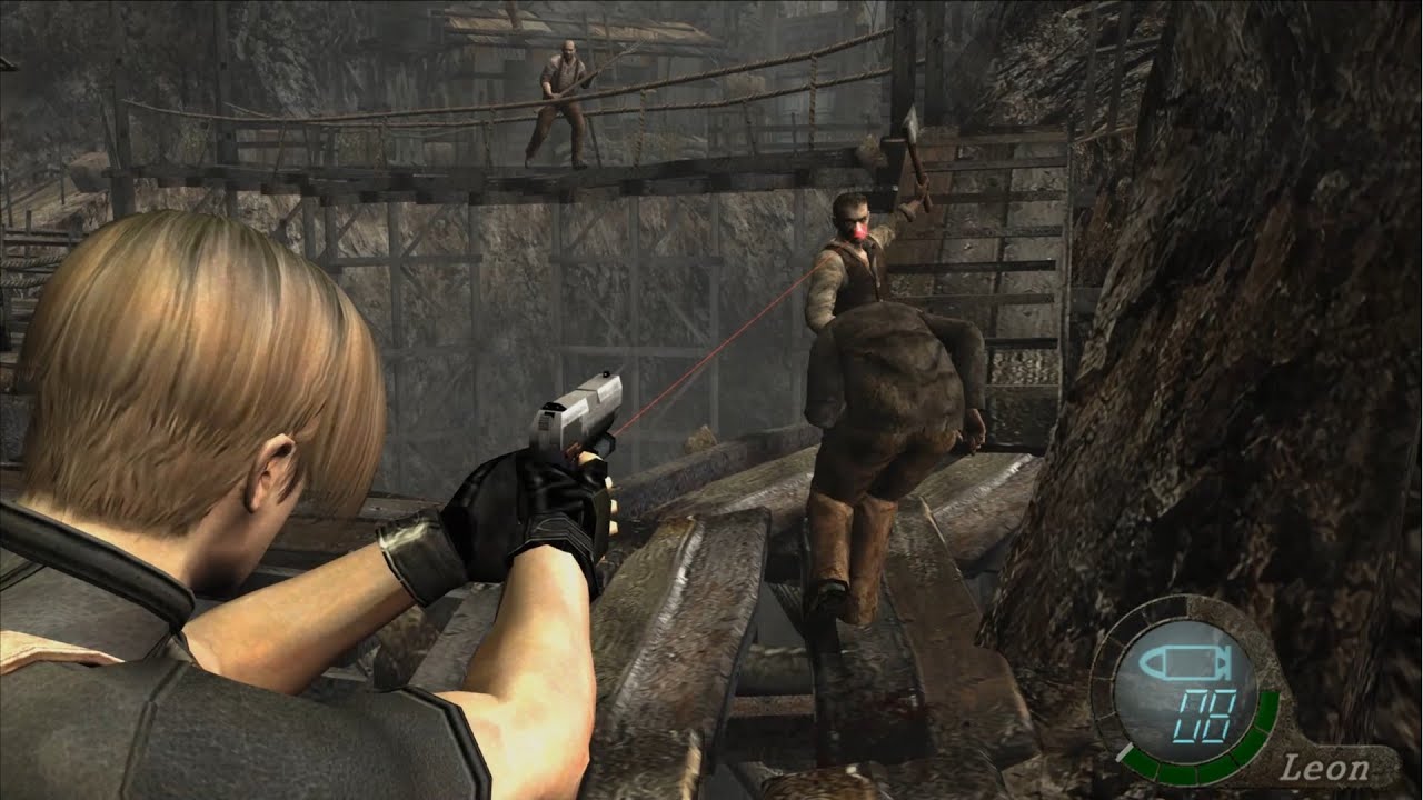 Resident Evil 4 Chapter 1-2 New Game Professional No Damage, Only Buy Sniper 100% Kill All Enemy