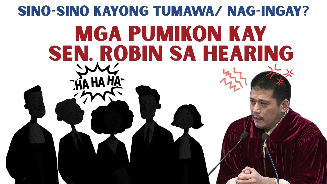 SINO-SINO ANG PUMIKON KAY SEN. ROBIN SA HEARING!