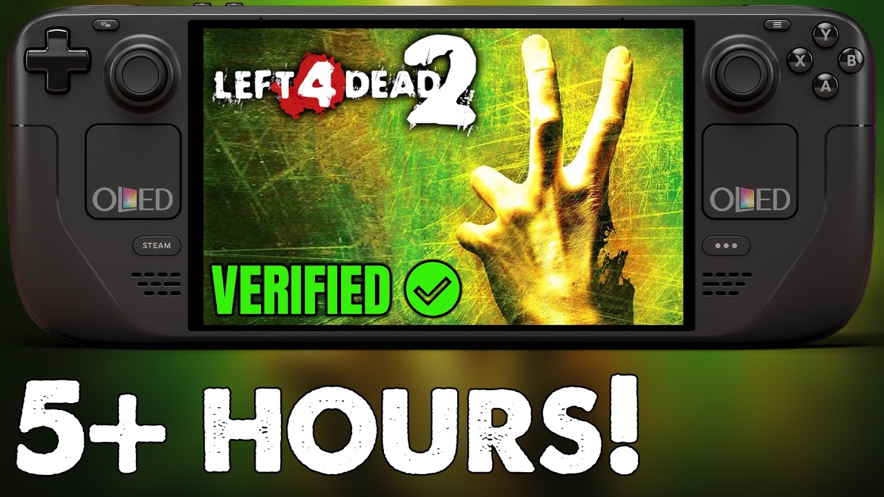 Left 4 Dead 2 on OLED Steam Deck | INSANE Battery Life!