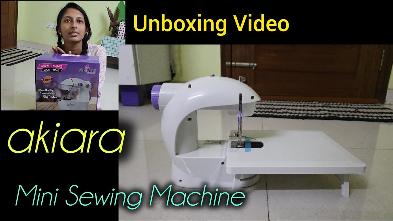 Akiara Mini Sewing Machine | Unboxing | Video #poloandsharuzuniverse