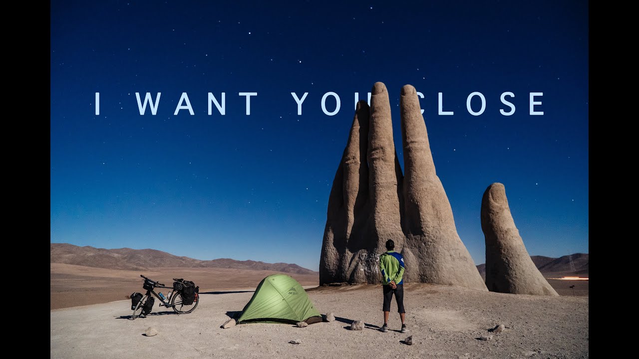 Song: I Want You Close | KamranOnBike Hand In the Desert Chile 4K
