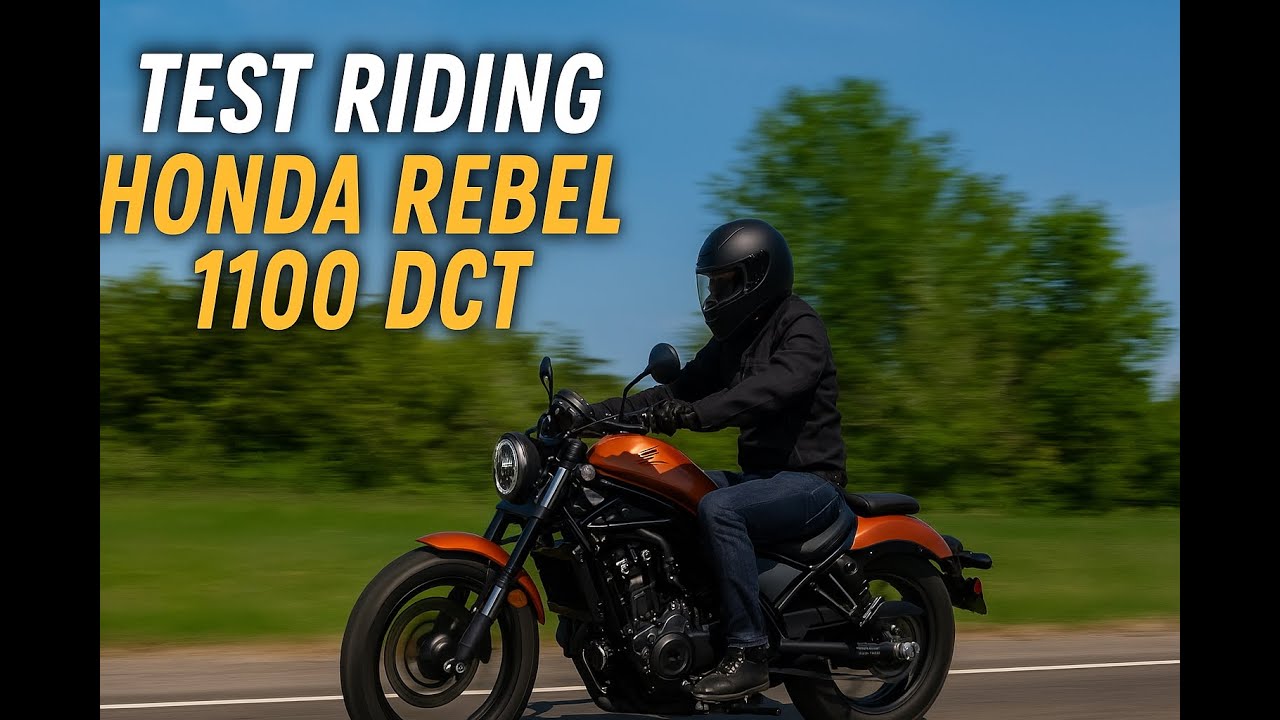 Test Riding the Honda Rebel 1100 DCT – First Impressions! 🏍️🔥