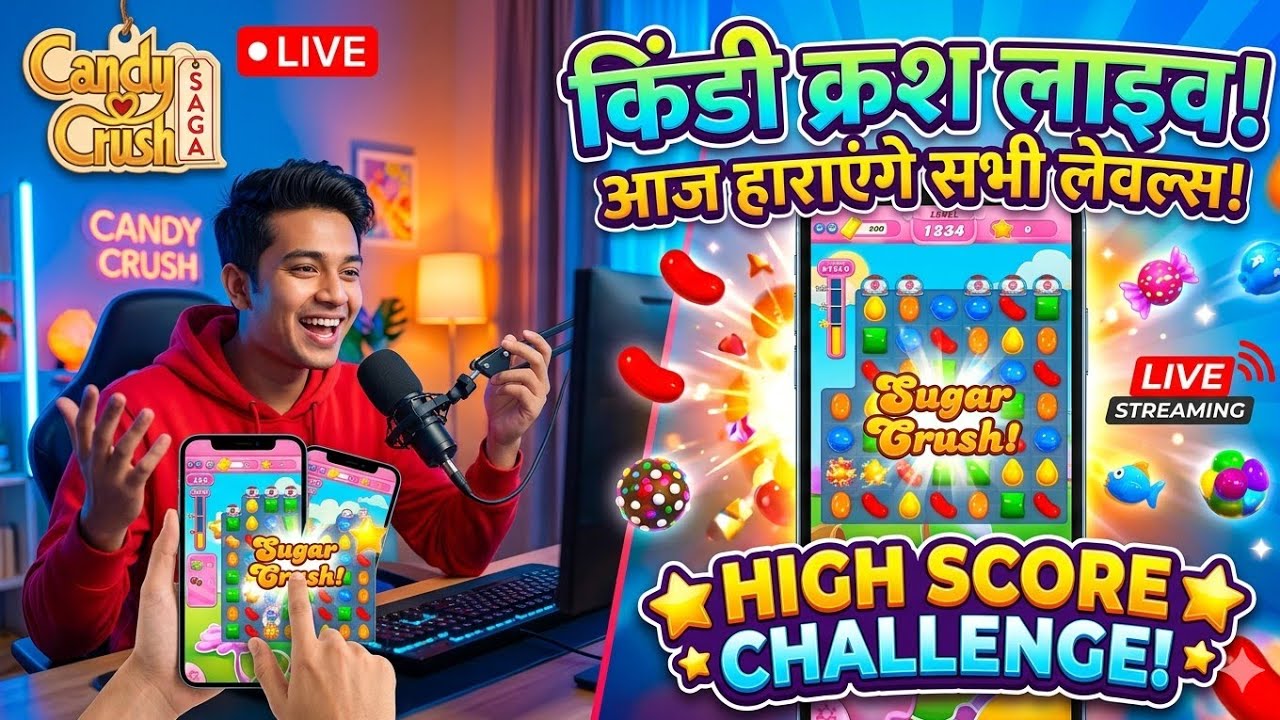 Aao milkar khelte hain Candy Crush! [Level Number] Gameplay 🍬🥳