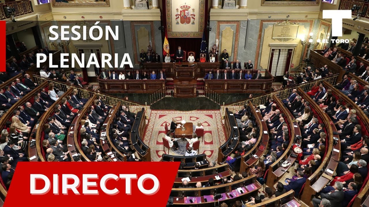 🔴  DIRECTO | Sesión plenaria en el Congreso de los Diputados