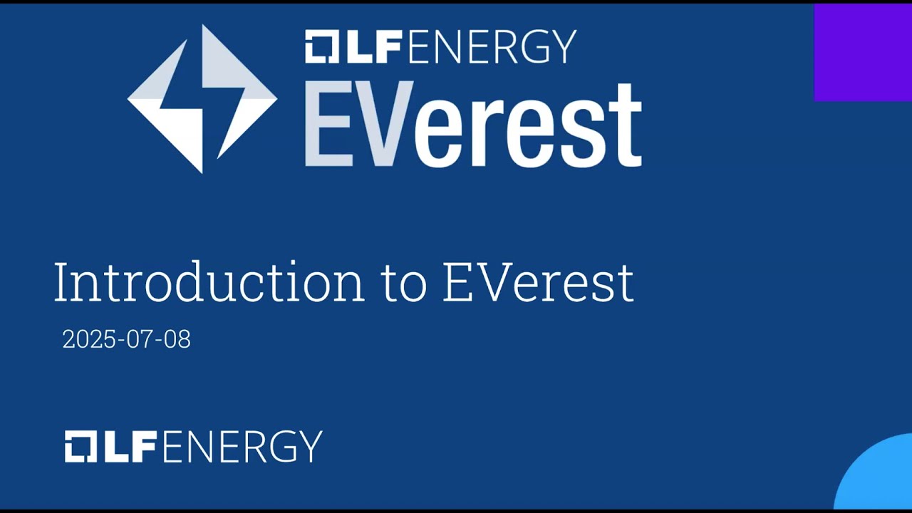 Introduction to LF Energy EVerest — one stack to charge them all