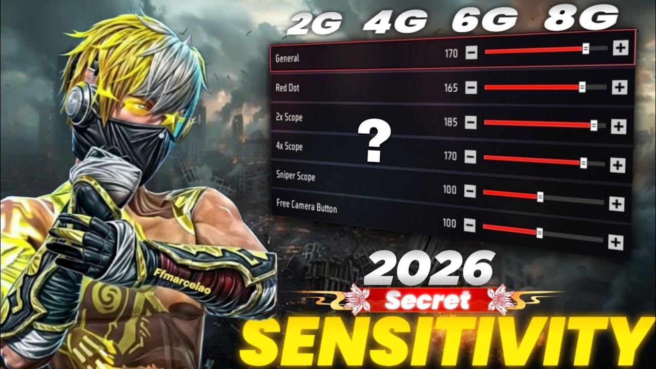 Secret Sensi ( 2026 ) | 💯 | Best Headshot Sensitivity Free Fire | ✅️ | Headshot Sensi 🔥👈