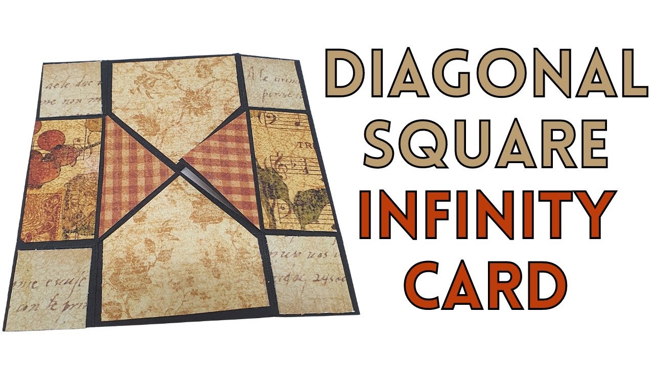 Diagonal Square Infinity card