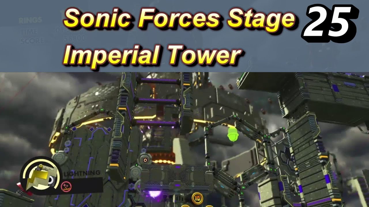Sonic Forces Stage 25 Eggman Empire Fortress - Imperial Tower