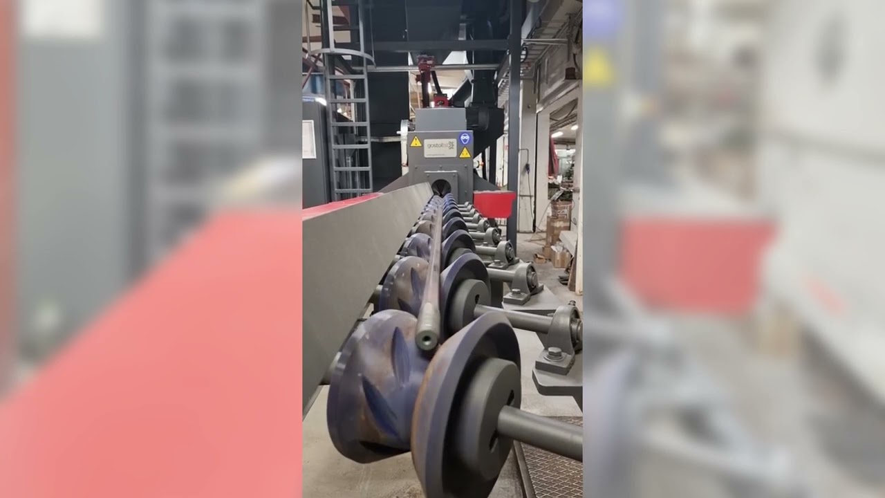 Pipes and bars shot blasting machine type PC