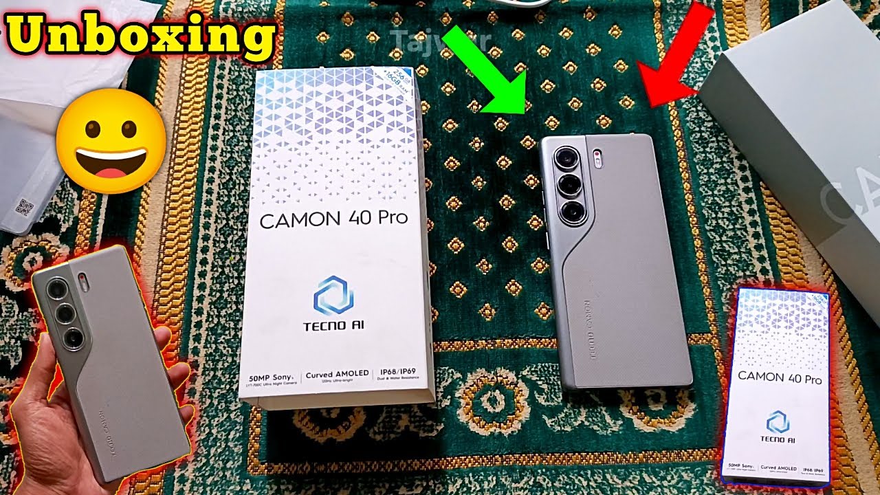Tecno Camon 40 Pro. Tecno Camon 40 Pro Unboxing.👍