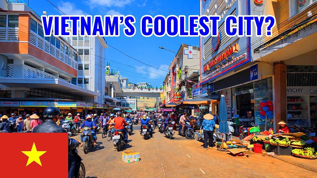 Walking Through Dalat’s Craziest Street Market   Real Vietnam Street Life
