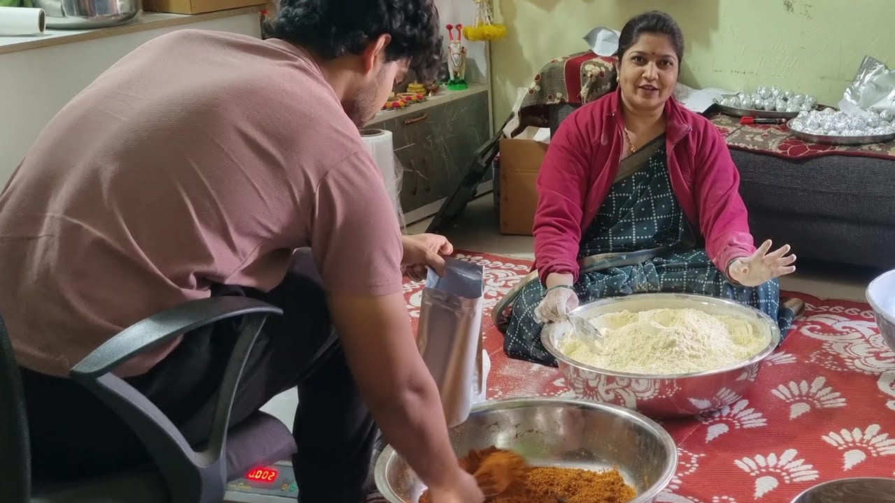 ढोकळा प्रीमिक्स कसे केलं..😃घरी पाहुणे आले..😍 आज सर्वांना बाळाचे पेढे वाटले..🤗