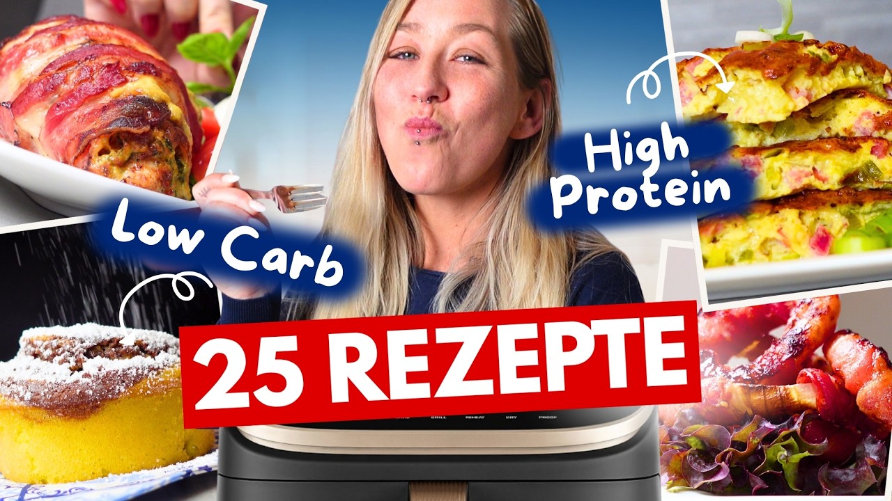 Die BESTEN und LECKERSTEN Airfryer-Rezepte zum ABNEHMEN