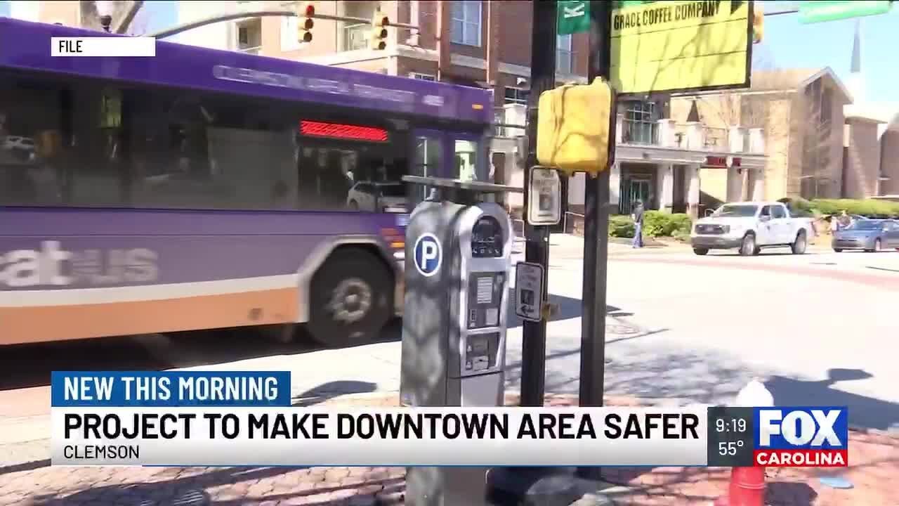 Clemson announces project to make downtown area safer