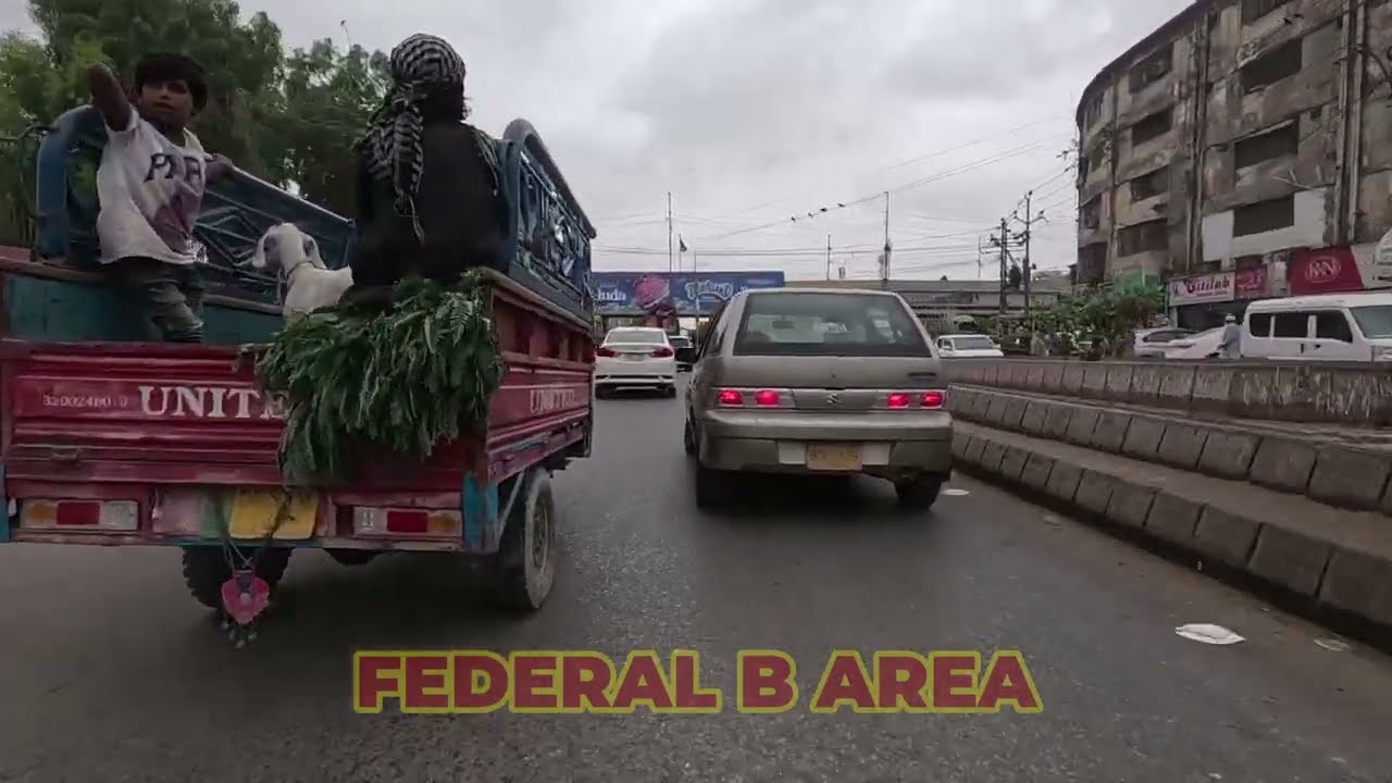Shahrah-e-Jahangir Road | Gulshan - N. Nazimabad | #karachi #youtube #travel #federalbarea #gulshan