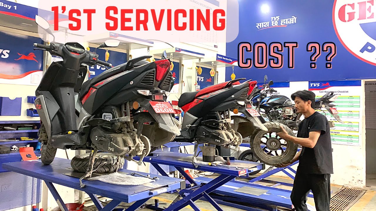NTORQ's First Servicing Done | Cost ? | Beautiful Purple Road 😍