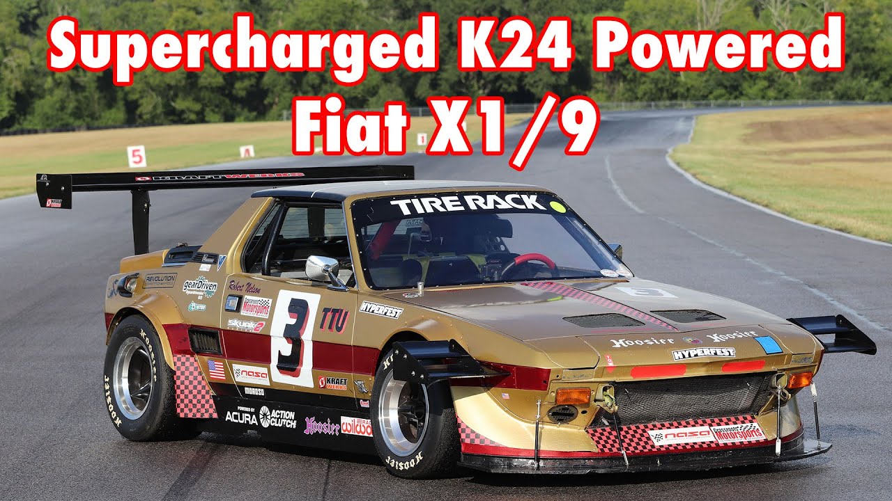 Fiat X1/9 с двигателем K24 с наддувом | Ультимативное испытание для гоночных автомобилей