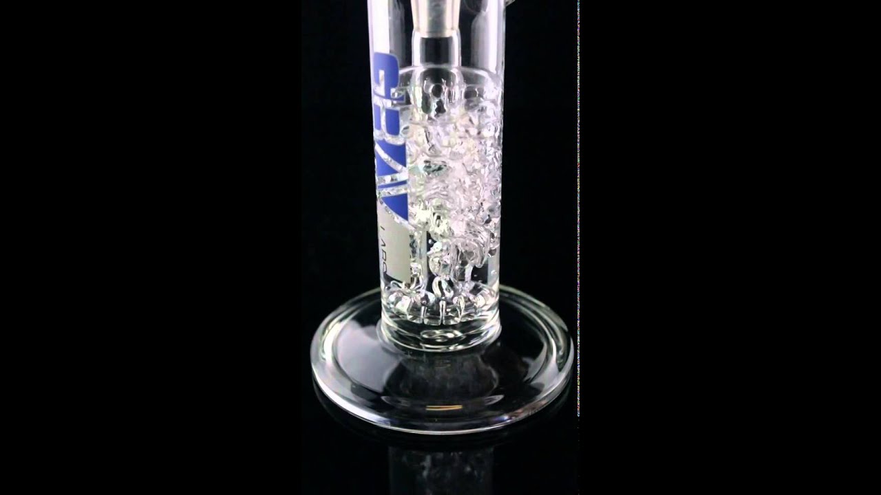 Grav Labs Showerhead Perc Helix Upright Bubbler with Detachable Neck