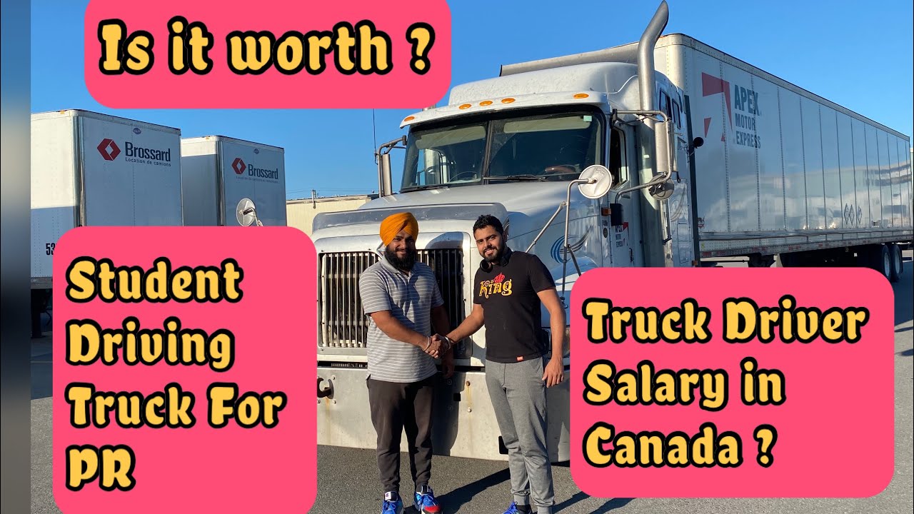 Canada में Student बना Truck Driver 😱 PR के लिए चलाई Truck – पूरी कहानी! 🇨🇦 PR पाने के लिए की मेहनत!