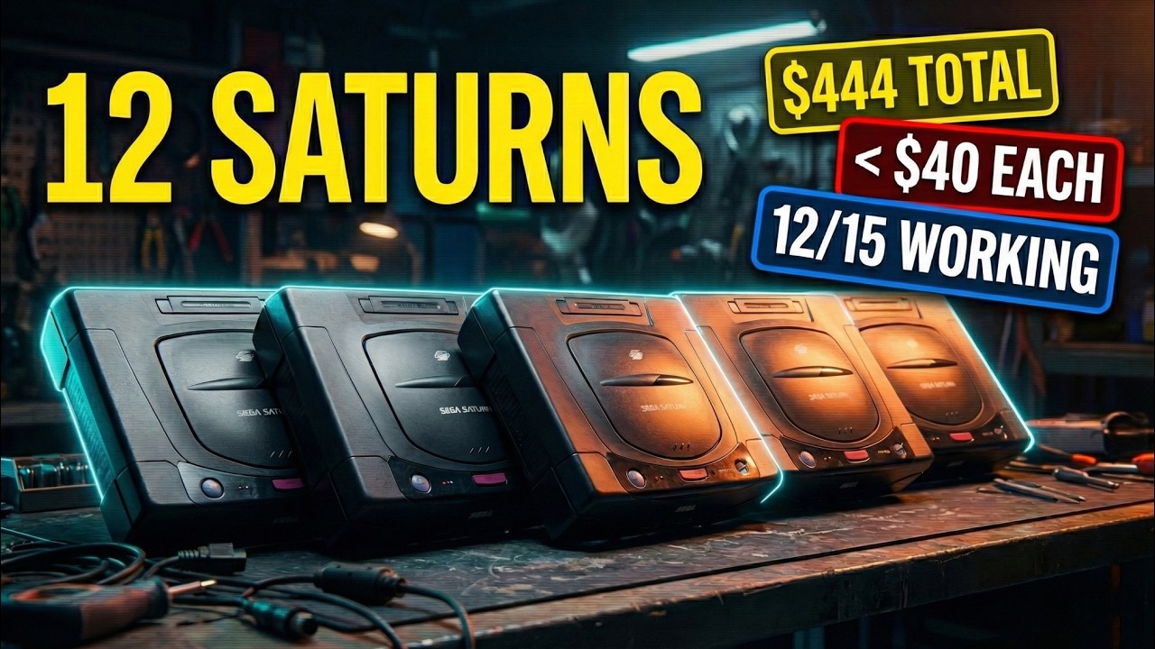 ZERO Padding from Japan… How many Sega Saturns will Work?!