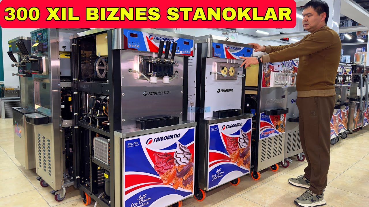 O'RTA OSIYODA YAGONA 300 XIL BIZNES STANOK FREYZERLAR TEZ KO'RING