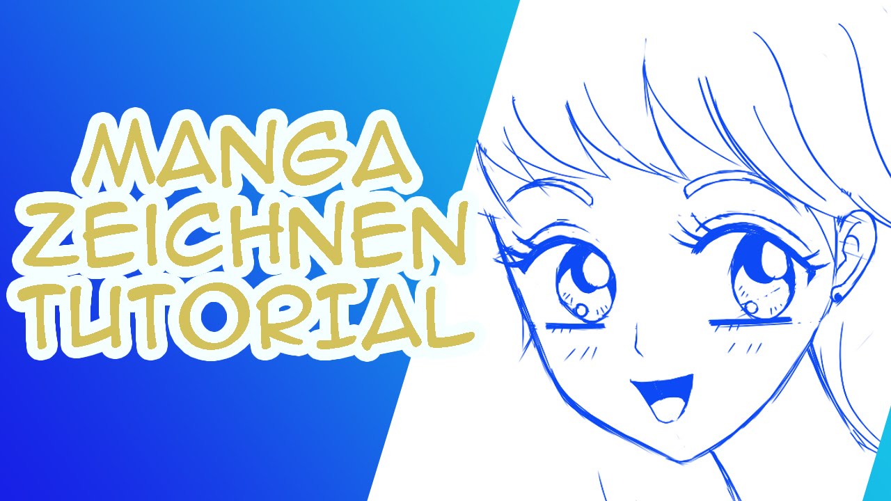 Manga zeichnen Tutorial - Shojo Mädchen Kopf Halbprofil