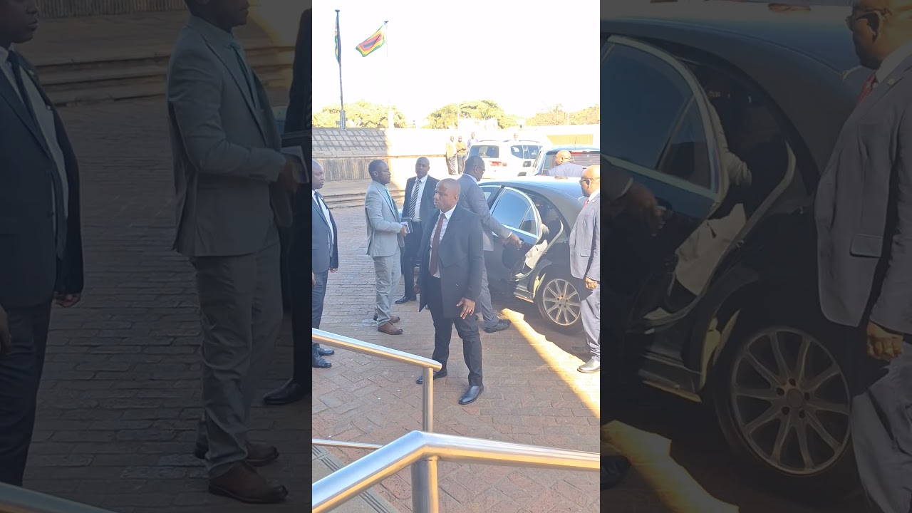 VP Chiwenga arrives at Politburo Meeting