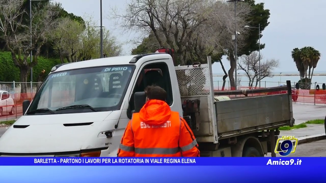 Barletta, partono i lavori per la rotatoria in viale Regina Elena