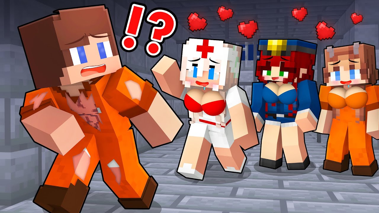 Джей Джей побег из тюрьмы ЛЮБОВНОЕ ПРОКЛЯТИЕ - Майзен Анимация Minecraft