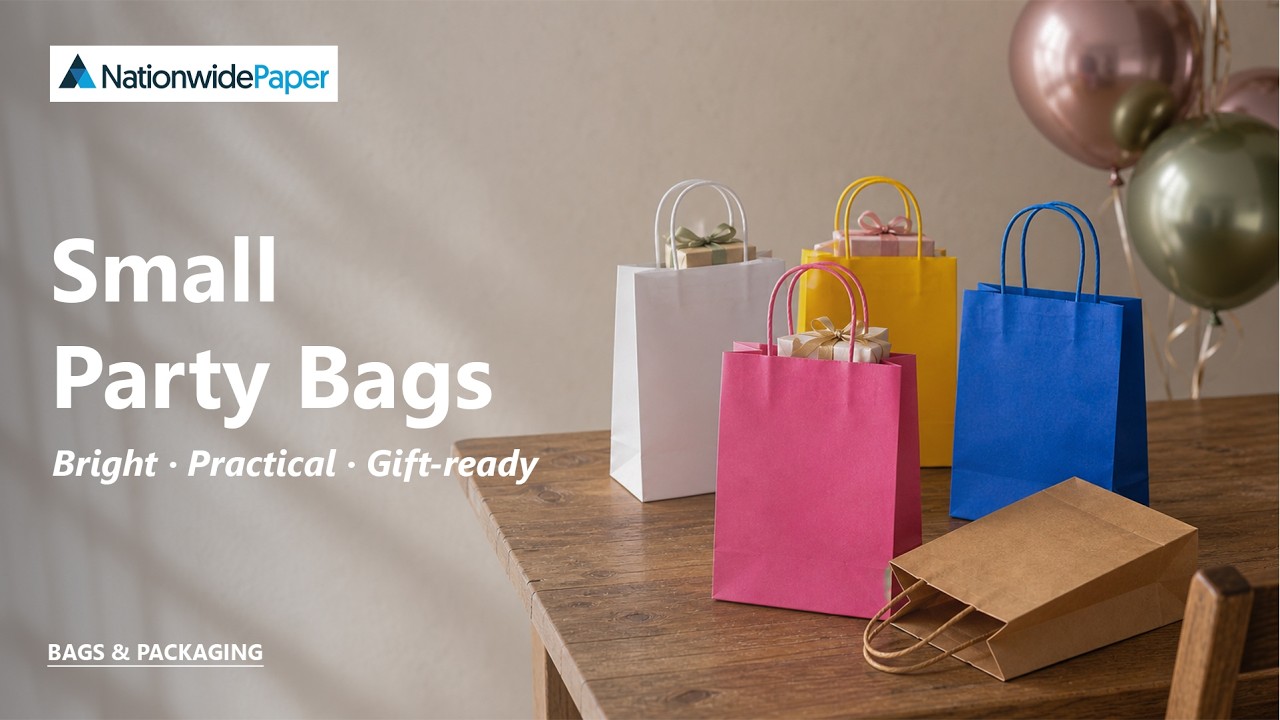 Small Paper Gift Bags with Strong Twist Handle Party Bags