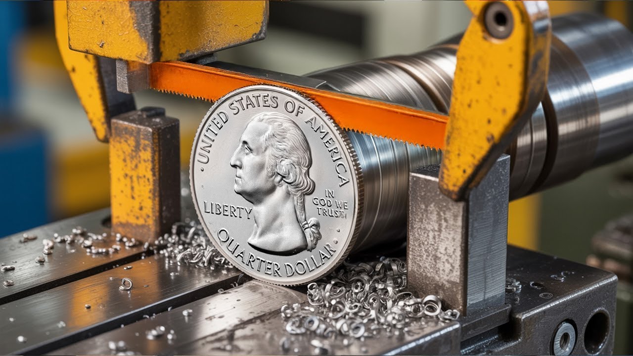 CÓMO se FABRICAN las MONEDAS en ESTADOS UNIDOS 💰