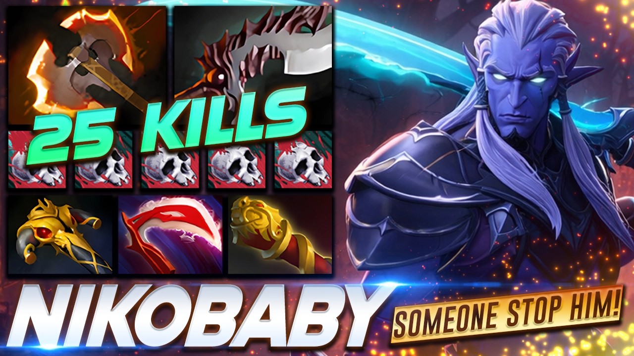 Nikobaby Phantom Assassin Mortred - Dota 2 Pro Gameplay [Watch & Learn]